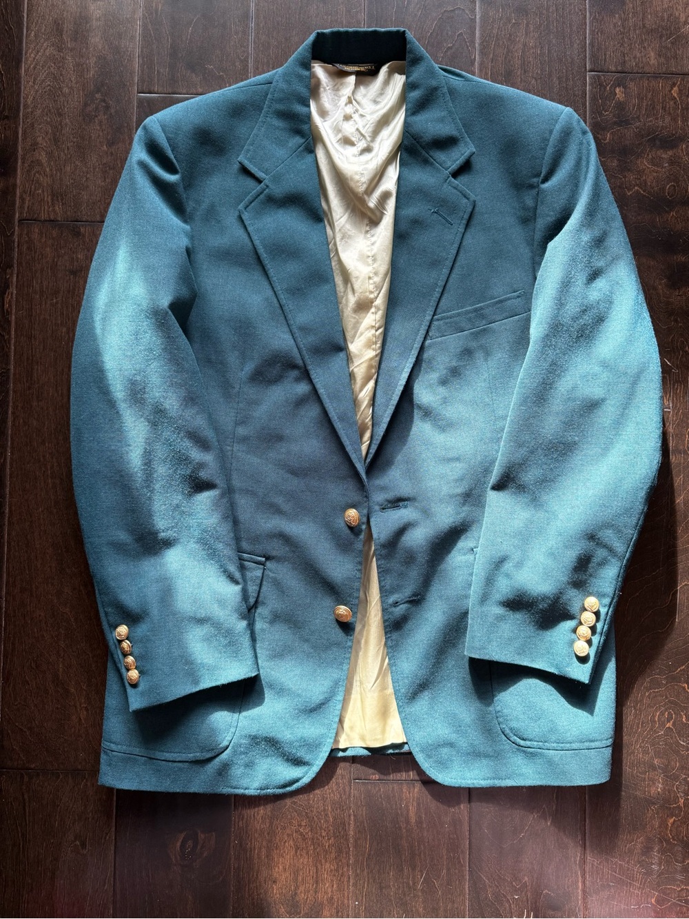 Classic Teal Men's Sport Coat Blazer